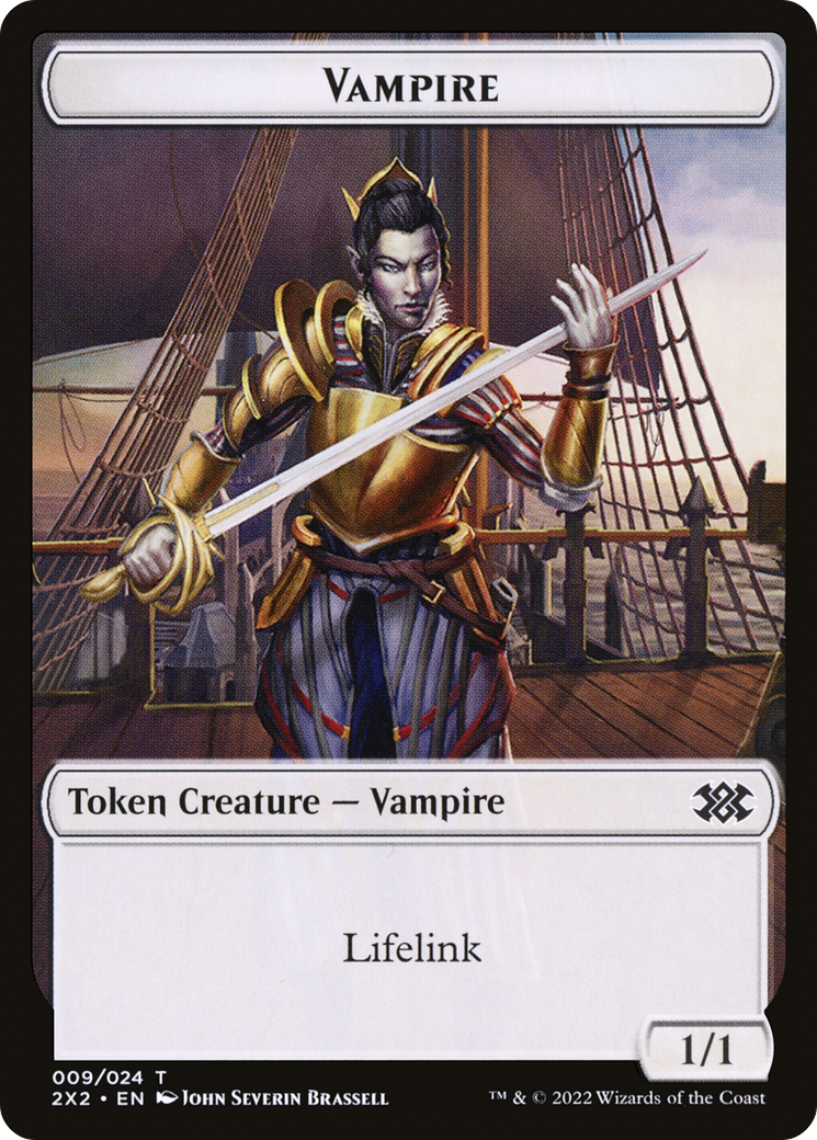 Saproling // Vampire Double-Sided Token (T2X2-17 // 9)