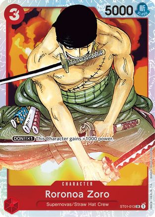 Roronoa Zoro (ST01-013) (Foil)