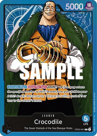 Crocodile (001) (ST03-001) (Foil)