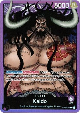 Kaido (001) (ST04-001) (Foil)