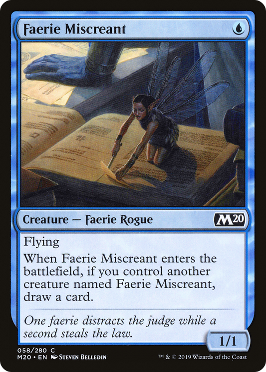 Faerie Miscreant (M20-058) (Foil)
