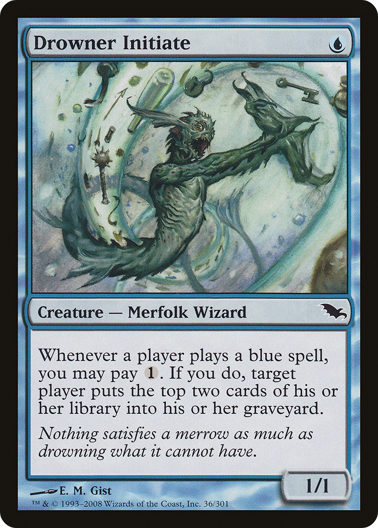 Drowner Initiate (SHM-036) (Foil)