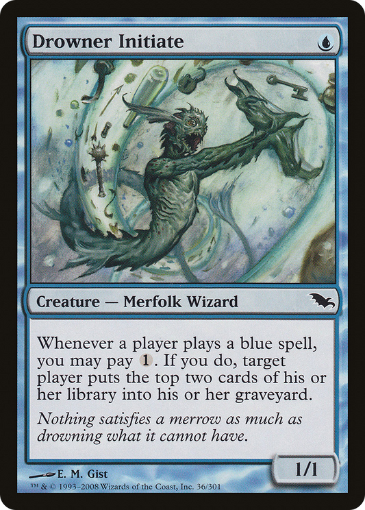 Drowner Initiate (SHM-036) (Foil)
