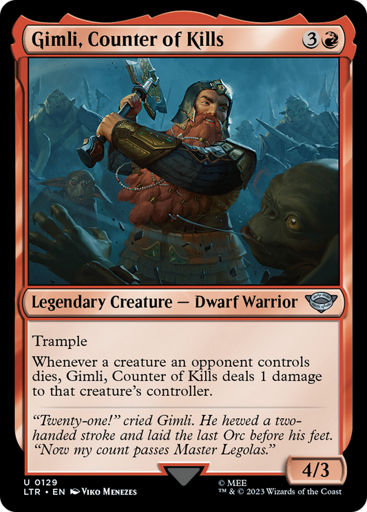 Gimli, Counter of Kills (LTR-129)