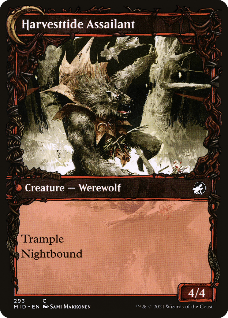 Harvesttide Infiltrator // Harvesttide Assailant (MID-293) (Showcase) (Foil)