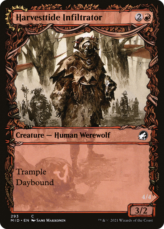 Harvesttide Infiltrator // Harvesttide Assailant (MID-293) (Showcase) (Foil)
