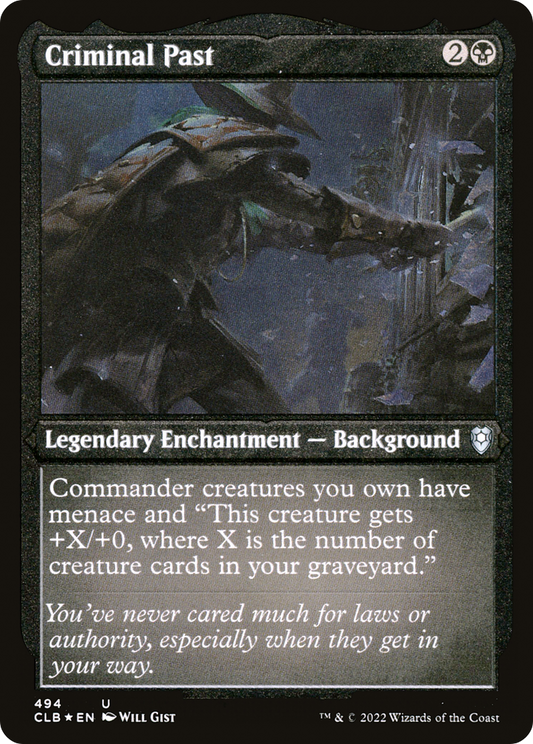 Criminal Past (CLB-494) (Etched Foil)