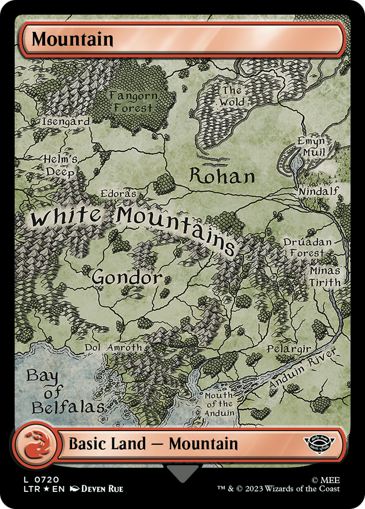 Mountain (LTR-720) (Full Art) (Scroll,Surge Foil)