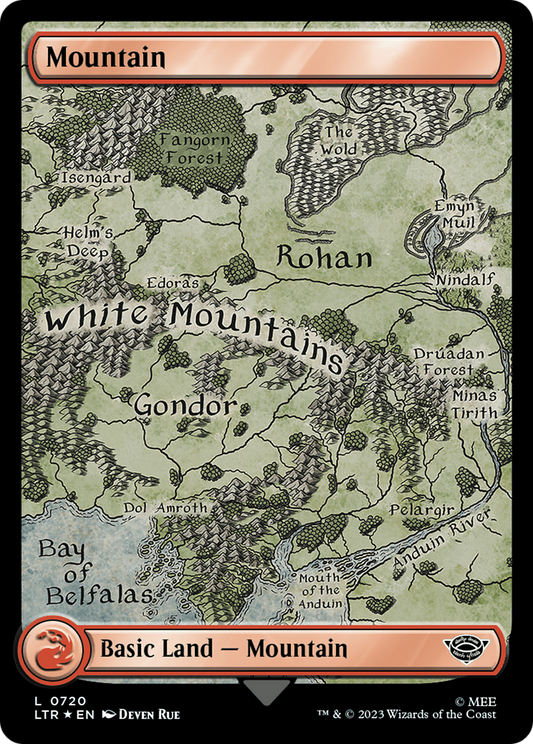 Mountain (LTR-720) (Full Art) (Scroll,Surge Foil)