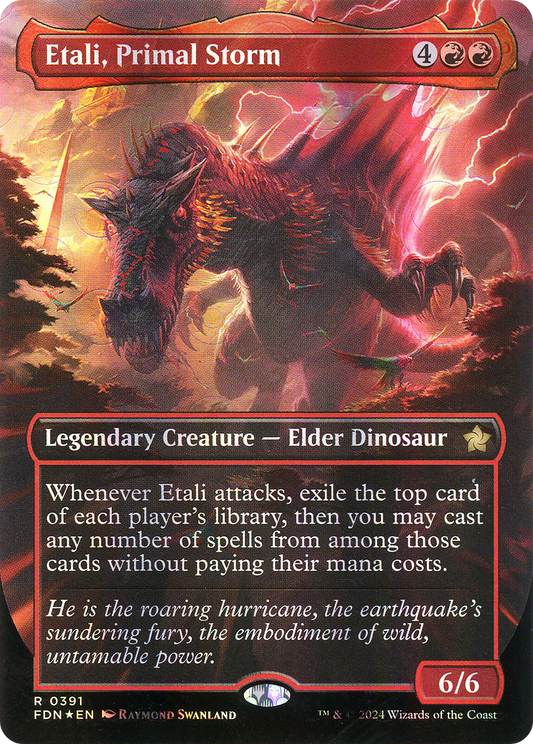 Etali, Primal Storm (FDN-391) (Borderless) (Mana Foil)