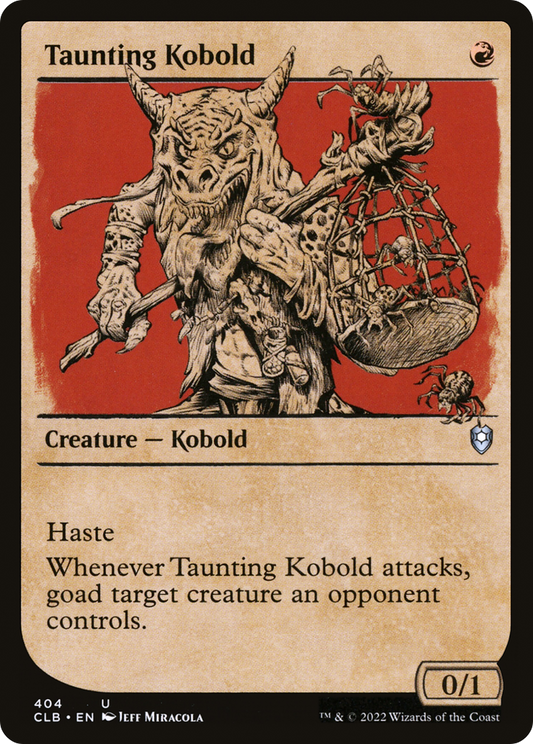 Taunting Kobold (CLB-404) (Showcase) (Foil)