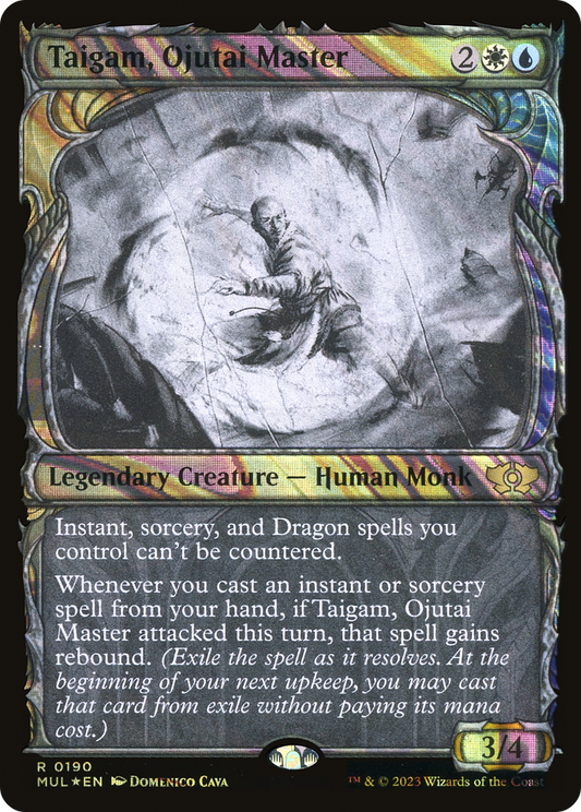 Taigam, Ojutai Master (MUL-190) (Showcase) (Halo Foil)