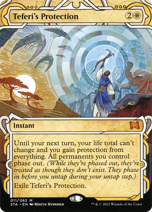 Teferi's Protection (STA-011) (Showcase) (Borderless) (Foil)