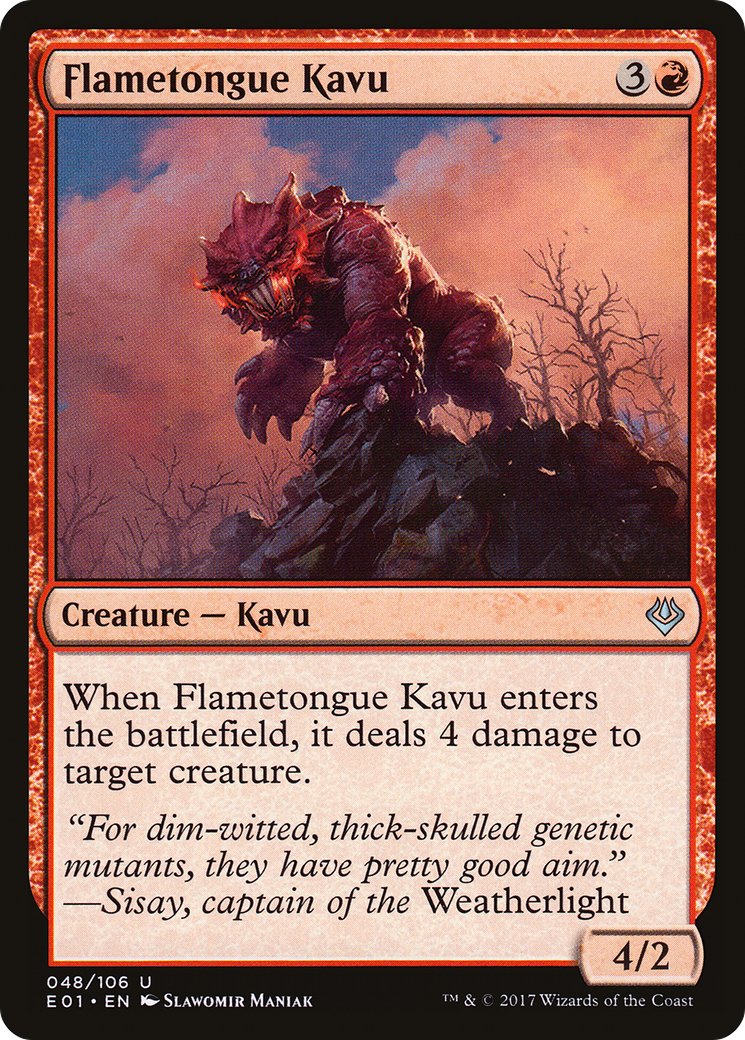 Flametongue Kavu (AC2-048)