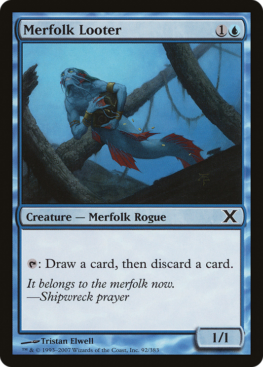 Merfolk Looter (10E-092) (Foil)