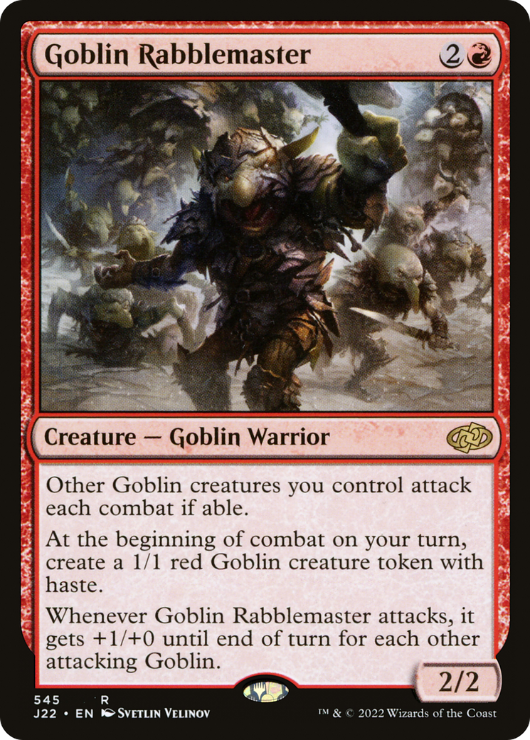 Goblin Rabblemaster (J22-545)