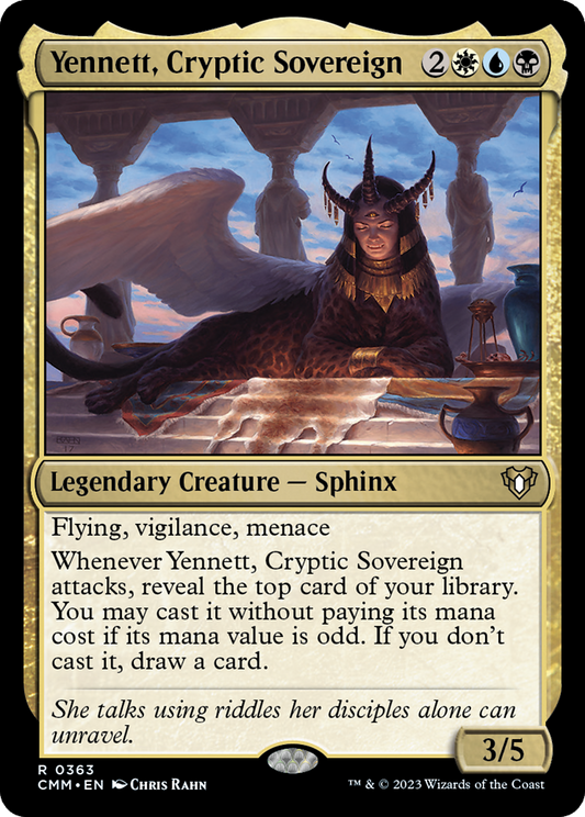 Yennett, Cryptic Sovereign (CMM-363) (Foil)
