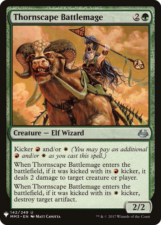 Thornscape Battlemage (LIST-MM3-142)