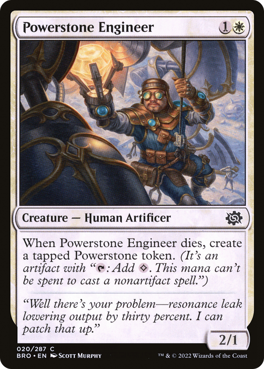 Powerstone Engineer (BRO-020) (Foil)
