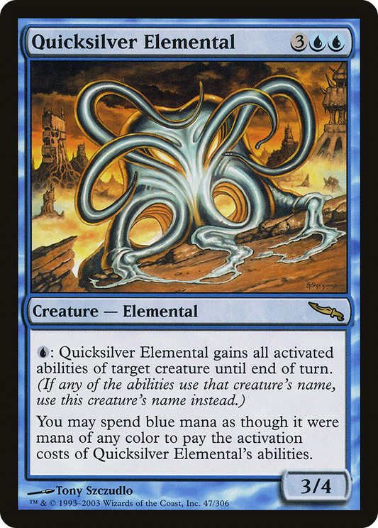 Quicksilver Elemental (MRD-047) (Foil)