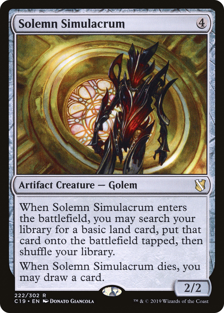 Solemn Simulacrum (C19-222)
