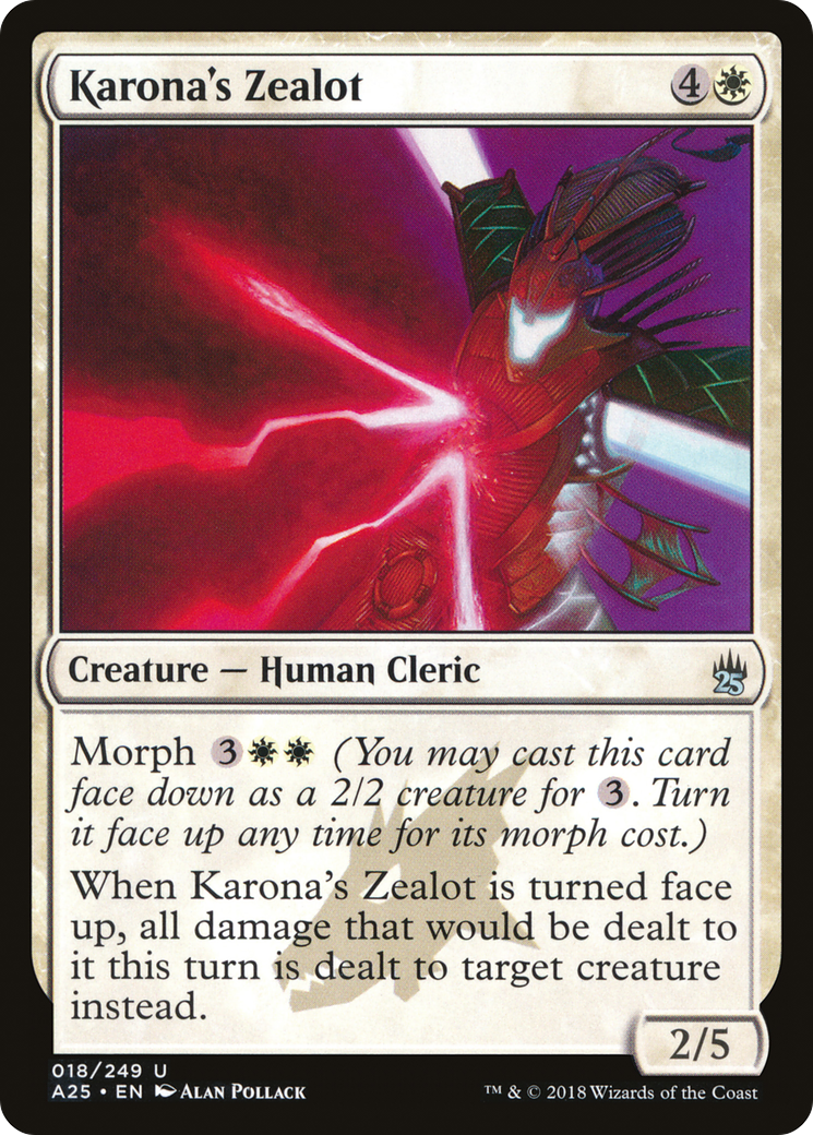 Karona's Zealot (A25-018) (Foil)