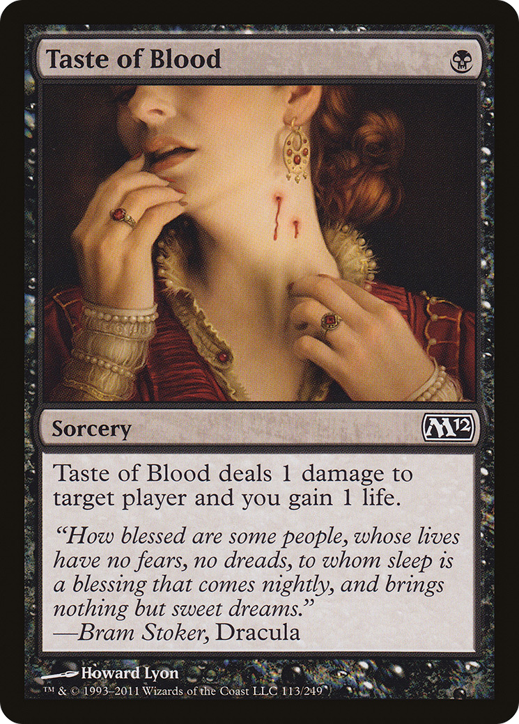 Taste of Blood (M12-113) (Foil)