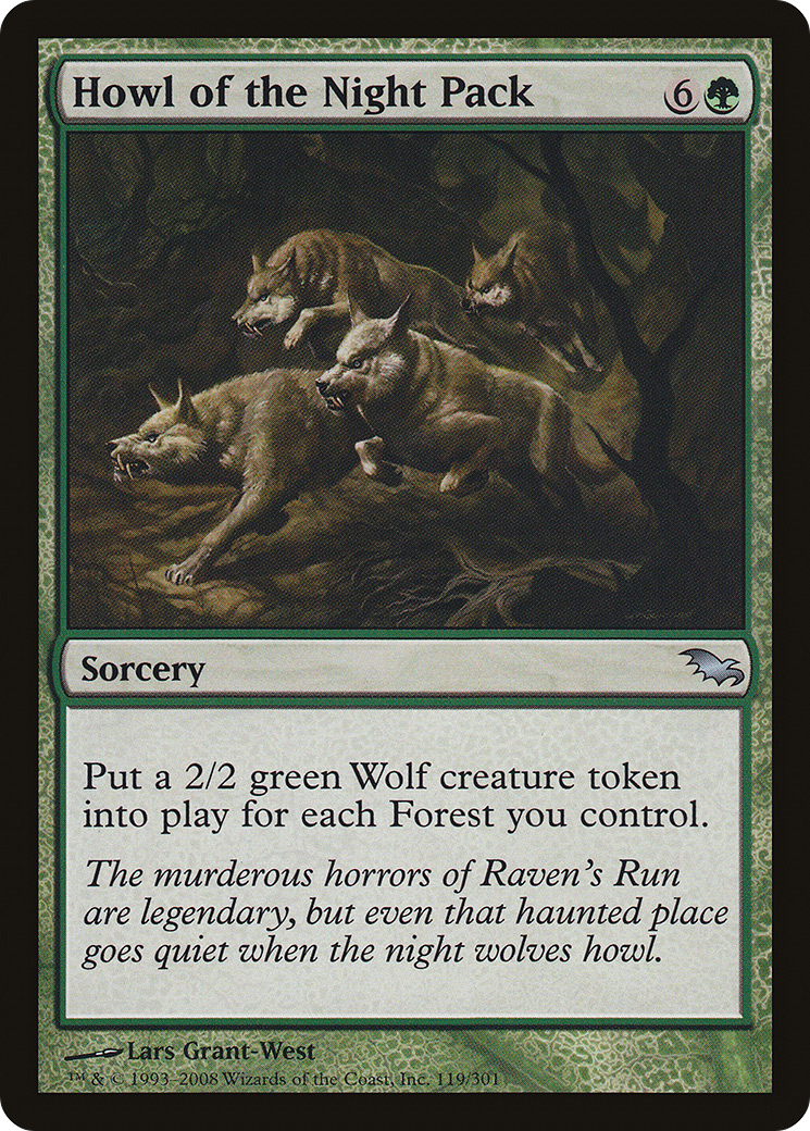 Howl of the Night Pack (SHM-119) (Foil)