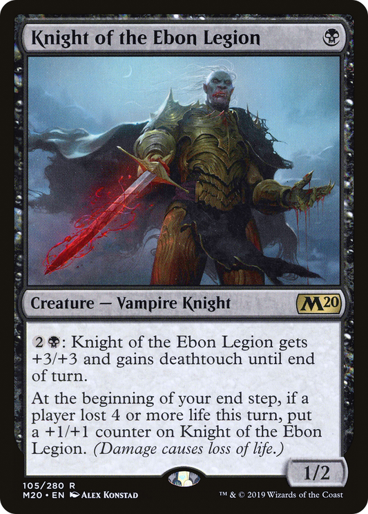 Knight of the Ebon Legion (M20-105) (Foil)
