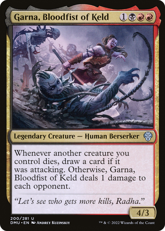 Garna, Bloodfist of Keld (DMU-200) (Foil)
