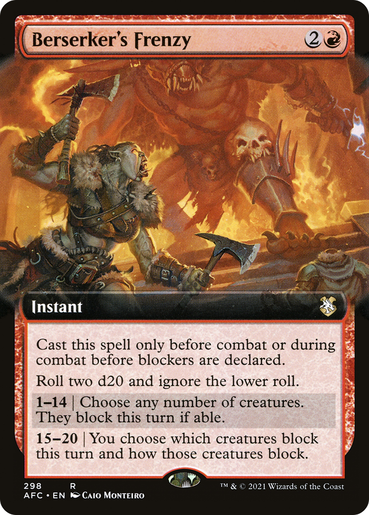 Berserker's Frenzy (AFC-298) (Extended Art)