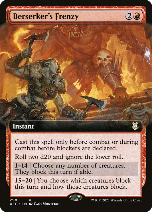 Berserker's Frenzy (AFC-298) (Extended Art)