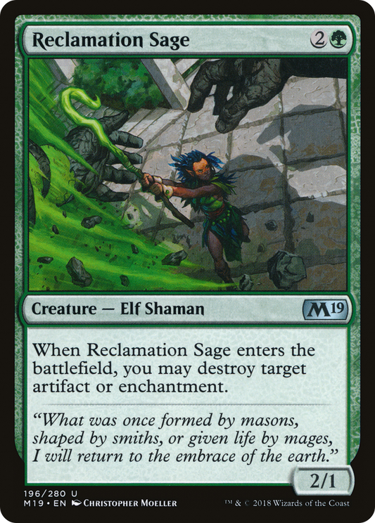 Reclamation Sage (M19-196) (Foil)