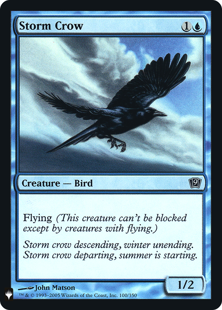 Storm Crow (LIST-9ED-100) (Foil)