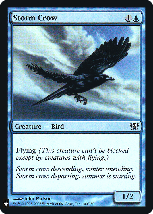 Storm Crow (LIST-9ED-100) (Foil)
