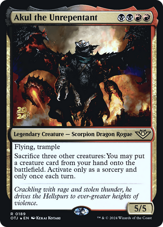Akul the Unrepentant (PRE-189S) (Foil)