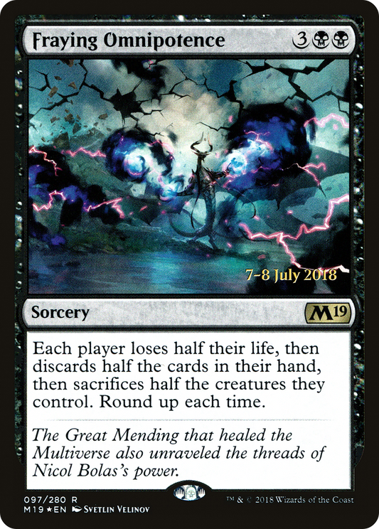 Fraying Omnipotence (PRE-97S) (Foil)