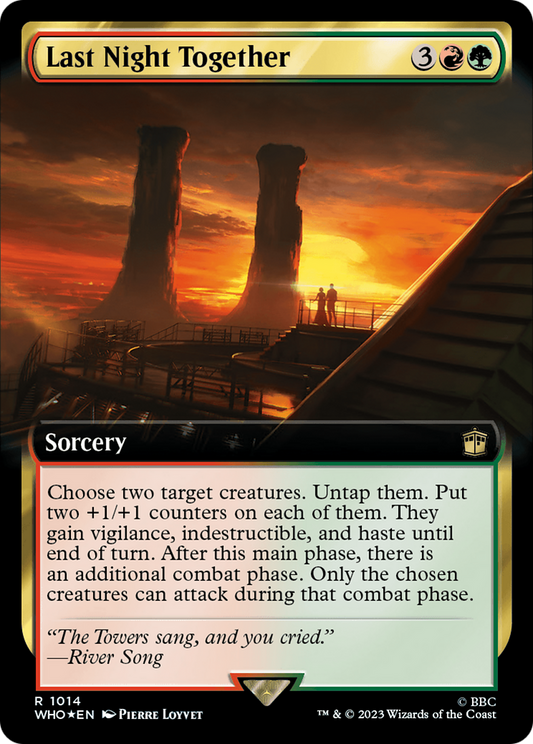 Last Night Together (WHO-1014) (Extended Art) (Surge Foil)