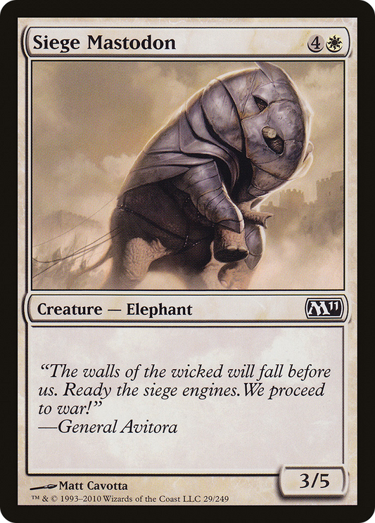 Siege Mastodon (M11-029)