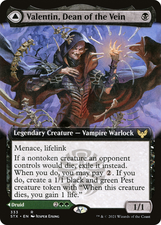 Valentin, Dean of the Vein // Lisette, Dean of the Root (STX-333) (Extended Art) (Foil)