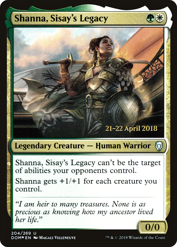 Shanna, Sisay's Legacy (PRE-204S) (Foil)