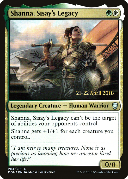 Shanna, Sisay's Legacy (PRE-204S) (Foil)