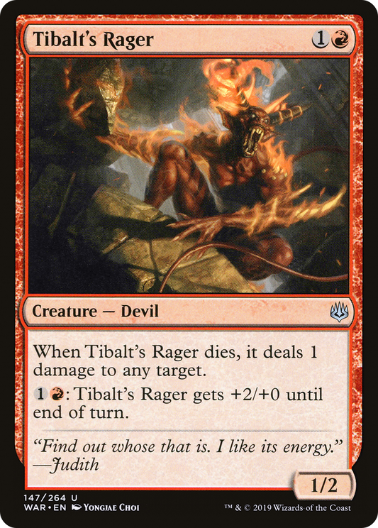 Tibalt's Rager (WAR-147) (Foil)