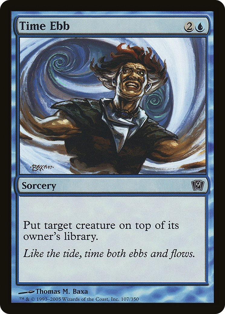 Time Ebb (9ED-107★) (Foil)