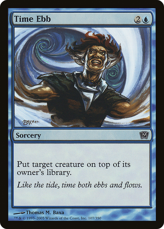 Time Ebb (9ED-107★) (Foil)