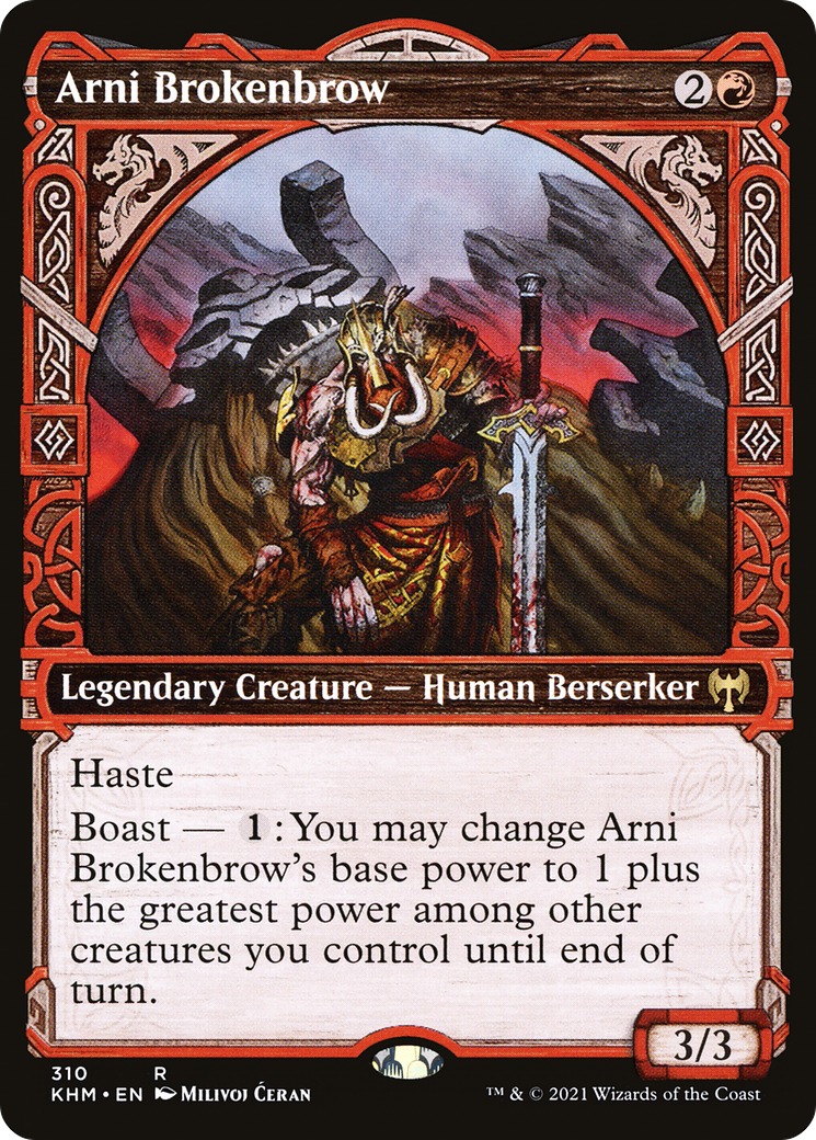 Arni Brokenbrow (KHM-310) (Showcase) (Foil)