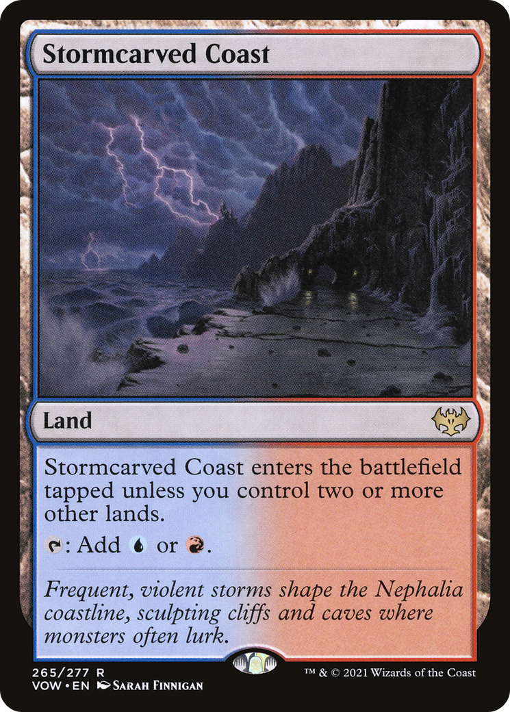 Stormcarved Coast (VOW-265) (Foil)
