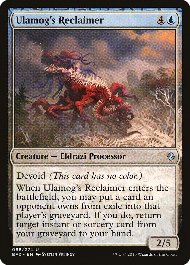Ulamog's Reclaimer (BFZ-068) (Foil)