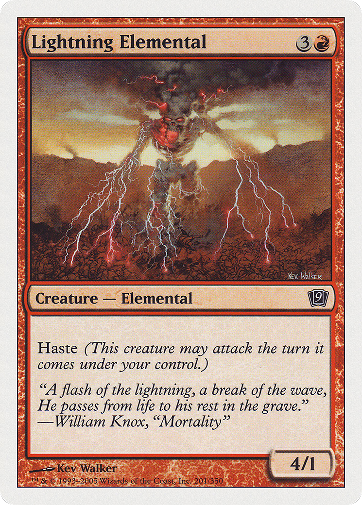 Lightning Elemental (9ED-201)