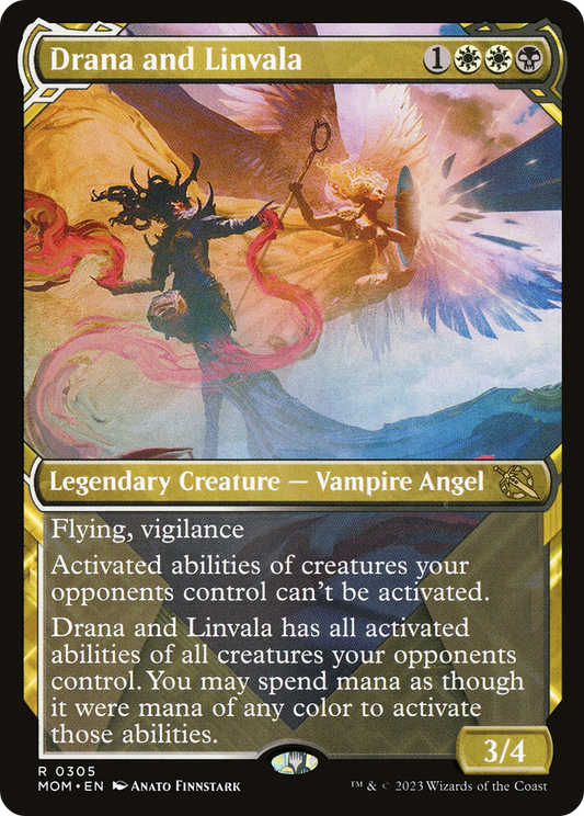 Drana and Linvala (MOM-305) (Showcase) (Foil)